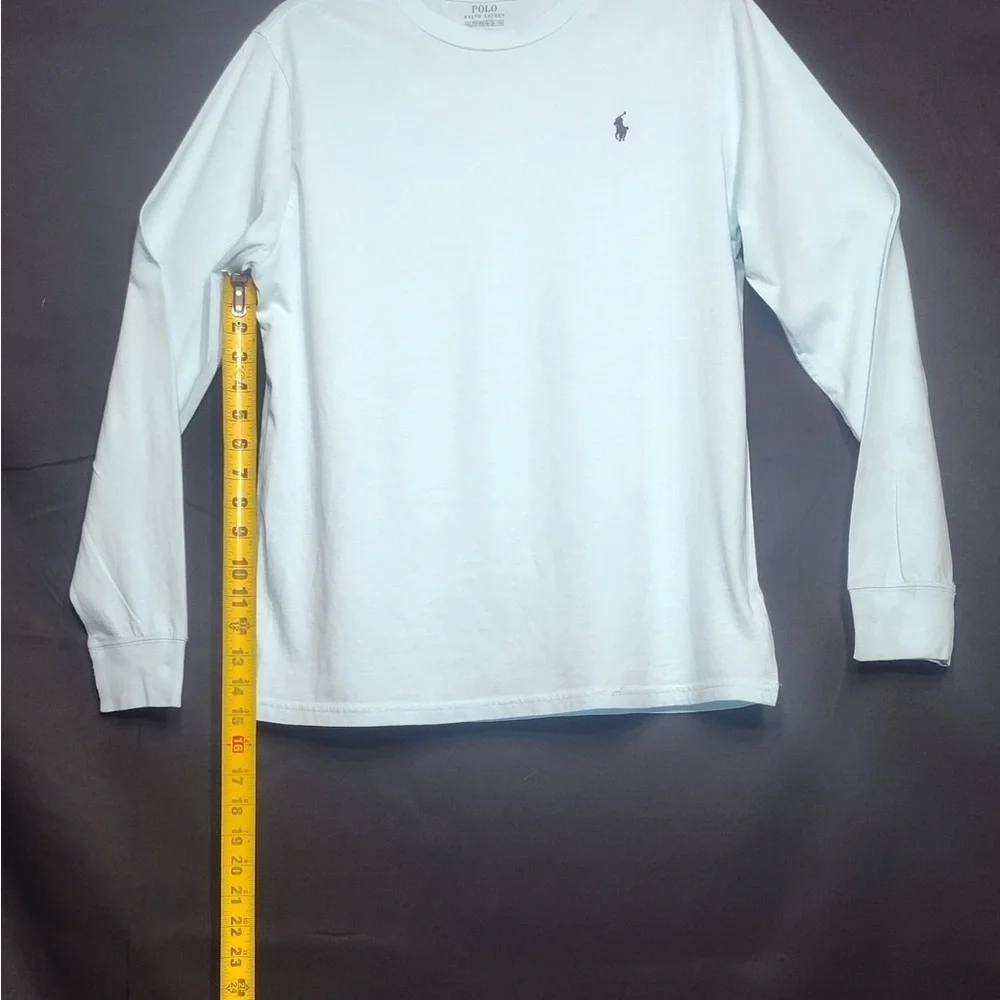 Polo Ralph Lauren Light Blue Long Sleeve Shirt size XL boys pre owned Exellent